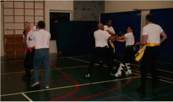 Partnertraining en sparren bij Wing Chun Dong